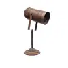 Foto de um(a) Holofote Vintage Industrial Antigo, da categoria de Refletores. Holofote Vintage Industrial Antigo, base em madeira, suporte em metal, com regulagens de foco, parte elétrica toda revisada. Vendido no marketplace Trésors.