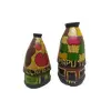 Foto de um(a) Cabanas africanas de madeira decorativas, da categoria de Escultura. Par de Cabanas Africanas decorativas em madeira da região, Moçambique e Maputo. Entalhadas e pintadas à mão. MEDINDO A:... Vendido no marketplace Trésors.
