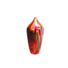 Foto de um(a) Vaso de Murano rajado em tons de vermelho e laranja - anos 1970, da categoria de Vasos. Antigo vaso de Murano, Made in Italy , com inúmeras colorações de rajadas no vidro, tamanho grande. Vendido no marketplace Trésors.