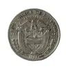 Foto de um(a) Moeda Panamá, 1/10 de Balboa, Ano 1961, Prata, Km#24, da categoria de Moedas. NUMISMÁTICA:País: PanamáAno: 1961Material: Prata .900Peso: 2.5grDiametro: 17.9mmReferência: km#24. Vendido no marketplace Trésors.