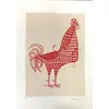 Foto de um(a) Galo renda Vermelho 50 x 35cm (PM) - Aldemir Martins, da categoria de Serigrafia. Serigrafia original póstuma do artista Aldemir Martins. Dimensões: Altura: 50 cm Largura: 35 cm Breve biografia do artista:... Vendido no marketplace Trésors.