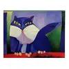 Foto de um(a) Gato Azul Encostado 50 x 70 cm (PM) - Aldemir Martins, da categoria de Serigrafia. Serigrafia original póstuma do artista Aldemir Martins. Dimensões: Altura: 50 cm Largura: 70 cm Breve biografia do artista:... Vendido no marketplace Trésors.
