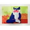 Foto de um(a) Gato Azul e Branco em verde (50 x 70 cm ) PM - Aldemir Martins, da categoria de Serigrafia. Serigrafia original póstuma do artista Aldemir Martins. Dimensões: Altura: 50 cm Largura: 70 cm Breve biografia do artista:... Vendido no marketplace Trésors.
