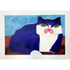Foto de um(a) Gato Azul 50 x 70 cm (PM) - Aldemir Martins, da categoria de Serigrafia. Serigrafia original póstuma do artista Aldemir Martins. Dimensões: Altura: 50 cm Largura: 70 cm Breve biografia do artista:... Vendido no marketplace Trésors.