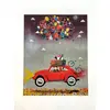 Foto de um(a) Fusca Vermelho 59 x 45 cm - Kleber Lopes, da categoria de Serigrafia. Serigrafia original póstuma do artista Kleber Lopes. Dimensões: Altura: 59 cm Largura: 45 cm Breve biografia do artista: O... Vendido no marketplace Trésors.