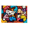 Foto de um(a) HAPPY CAT & SNOB DOG - Romero Britto, da categoria de Serigrafia. Serigrafia original póstuma do artista Romero Britto. Dimensões: Altura: 50 cm Largura: 70 cm Breve biografia do artista:... Vendido no marketplace Trésors.