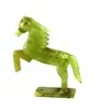 Foto de um(a) Estatueta de cavalo em Onix, da categoria de Escultura. Figura de cavalo em ônix em posição de salto. Base retangular do mesmo material. 16 cm de altura x 14 de largura. Bem... Vendido no marketplace Trésors.
