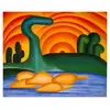 Foto de um(a) Sol Poente 55 x 64 cm (edições Galeria Brasil) - Tarsila do Amaral, da categoria de Serigrafia. Serigrafia original póstuma do artista Tarsila do Amaral. Dimensões: Altura: 55 cm Largura: 64 cm Breve biografia do... Vendido no marketplace Trésors.