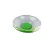 Foto de um(a) Petisqueira redonda em murano nacional, da categoria de Acessórios de cozinha. Petisqueira redonda em murano nacional. Translúcido com círculo verde na base que irradia cor para a petisqueira. Tem 5A x... Vendido no marketplace Trésors.