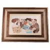 Foto de um(a) Quadro em porcelana NARA 1989, da categoria de Pinturas. Placa em porcelana assinada Nara e datada 1989. A pintura representa uma cena palaciana, com pessoas trajadas para festa. É... Vendido no marketplace Trésors.