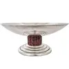 Foto de um(a) Bowl prateado com fuste em esmalte - Puiforcat, da categoria de Garrafas, potes e jarros. A história da prataria Puiforcat é rica e prestigiosa. Fundada em 1820, por Emile Puiforcat, a Maison Puiforcat é conhecida... Vendido no marketplace Trésors.