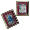 Foto de um(a) Par Mini Quadros Gravura Dama e Cavaleiro, da categoria de Molduras para quadros. par de mini quadrinhos VINTAGE, gravura um com dama e outro com cavaleiro, paspatour em camurça marsala e moldura em madeira... Vendido no marketplace Trésors.