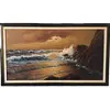 Foto de um(a) Pintura de cena praiana Popovich 166 x 97 cm, da categoria de Pinturas. Pintura de cena praiana Popovich 166 x 97 cm. Vendido no marketplace Trésors.