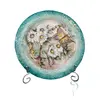 Foto de um(a) Prato de parede pintado à mão, da categoria de Pratos Decorativos. Prato de parede em porcelana, pintado à mão, assinado. Vendido no marketplace Trésors.