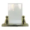 Foto de um(a) Porta retrato com estrutura em Alabastro e apliques em bronze, da categoria de Porta retratos. DIVERSOS- Porta retrato com estrutura em Alabastro e apliques em bronze, acompanham 2 folhas de vidro, uma translúcida e... Vendido no marketplace Trésors.