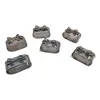 Foto de um(a) Conjunto 6 Porta-guardanapos Em Metal Banhados A Prata, da categoria de Anel para guardanapo. Conjunto com 6 porta-guardanapos em metal banhados a prata, com detalhe de lacinho. Medida de cada unidade: 2cm altura, 2cm... Vendido no marketplace Trésors.