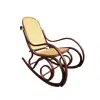 Foto de um(a) Cadeira de balanço Thonet Vintage, da categoria de Outras cadeiras . Raríssima cadeira de balanço Thonet vintage século XIX. Estrutura em madeira nobre e revestida de palha ,ainda em estado... Vendido no marketplace Trésors.