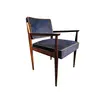 Foto de um(a) Cadeira Vintage Anos 60, da categoria de Outras cadeiras . Cadeira Vintage anos 60, designer em madeira, estofado em chenile marinho ,ainda em estado original de... Vendido no marketplace Trésors.