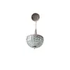 Foto de um(a) Luminária de teto Ava de cristal, da categoria de Plafons. Cúpula Luminária de teto, Ava de cristal pendente ,estrutura em alumínio, anos 60.Medidas: 37cmDx35cmA. Vendido no marketplace Trésors.