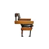 Foto de um(a) Poltrona/ Longarina IAB, da categoria de Poltronas. Poltrona solo com longarina, dita “IAB”, Estrutura tubular em aço cromado, com pernas e montantes laterais. Encostos com... Vendido no marketplace Trésors.