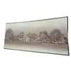 Foto de um(a) Qadro com tema campestre com técnica mista em alto relevo, da categoria de Pinturas. Tecnica mista de pintura, alto relevo dimensões: 130cm L x 60cm A. Vendido no marketplace Trésors.