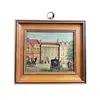 Foto de um(a) Quadro de gravura americana, da categoria de Molduras para quadros. Gravura vintage em moldura de madeira, em tom mel, som suporte clássico de época em metal, da Windson, Illinois • Chicago. Vendido no marketplace Trésors.
