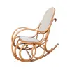 Foto de um(a) Cadeira balanço Thonet, da categoria de Outras cadeiras . Clássica cadeira de balanço Thonet, estrutura em madeira curvada e assento de palha sintética. Disponível para... Vendido no marketplace Trésors.