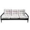 Foto de um(a) Conjunto de sofá anos 60, da categoria de Sofás. Conjunto de sofá anos 60 ,designer anônimo ,estrutura em madeira ebanizada e estofado em veludo branco restaurado. 2... Vendido no marketplace Trésors.