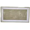 Foto de um(a) Quadro Gobelin de cena campestre - 120 x 64 cm, da categoria de Arte têxtil. Gobelin com moldura em madeira, cena campestre dimensões: 120cm L x 64cm A. Vendido no marketplace Trésors.
