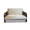 Foto de um(a) conjunto Namoradeira Art déco, da categoria de Sofás. Belíssimo conjunto Art Déco anos 30, estrutura em madeira imbuia e estofado novo de veludo claro. Peças restauradas com... Vendido no marketplace Trésors.