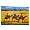 Foto de um(a) Quadro com tema de Camelos - 120cm L x 80cm A, da categoria de Pinturas. Espatulado técnica sobre tela, artista famoso em pintura de cavalos. Assinatura no canto da tela dimensões: 120cm L x 80cm... Vendido no marketplace Trésors.