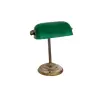 Foto de um(a) Luminária de mesa modelo Banker, da categoria de Abajures. Antiga luminária de mesa modelo BANKER para ambientes de leitura, escritório ou decoração com cúpula em vidro verde.... Vendido no marketplace Trésors.