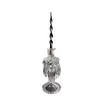 Foto de um(a) Par de castiçais - BACCARAT séc XIX, da categoria de Castiçais. Par de castiçais franceses, séc. XIX, Baccarat, translúcido, base com borda em perolados, copo para vela com gotas e... Vendido no marketplace Trésors.