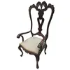 Foto de um(a) Cadeira Trono Luís XV – Espaldar Alto (83 cm) com Entalhes Manuais, da categoria de Poltronas. Exuberante Cadeira Trono Luís XV, peça de alta marcenaria que se destaca pela imponência de suas dimensões e refinamento dos... Vendido no marketplace Trésors.