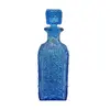 Foto de um(a) Garrafa de whisky em vidro prensado, da categoria de Garrafas, potes e jarros. Bela garrafa para whisky de coleção em vidro prensado na tonalidade azul. Medida 26 cm de altura. Em bom estado, parte... Vendido no marketplace Trésors.