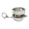 Foto de um(a) Antigo coador de chá EBERLE, da categoria de Conjuntos de café e chá. Antigo coador de chá em metal espessurado a prata. Da manufatura EBERLE. Medidas 5A X 13C. Vendido no marketplace Trésors.