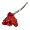 Foto de um(a) Flor de Cristal Artesanal Blumenau "Astros" – Vermelha Vibrante e Haste de Vidro Curva, da categoria de Outros colecionáveis. Exclusiva escultura artística em cristal tipo Murano, fabricada artesanalmente pela renomada marca brasileira "Astros",... Vendido no marketplace Trésors.