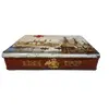 Foto de um(a) Lata vintage de biscoitos fabricada na Inglaterra no século XX, da categoria de Memorabilia de viagem & souvenir. Lata de biscoitos vintage colecionável, produzida originalmente na Inglaterra por volta da década de 1960. O item é feito de... Vendido no marketplace Trésors.