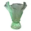 Foto de um(a) Antigo Raro Vaso Art Deco Vidro Satiné Uralina Uranium Glass, da categoria de Vasos. ~ Uranium Glass ~Peças que contém óxido de urânio em sua composição ficam com um lindo tom de verde fluorescente quando... Vendido no marketplace Trésors.