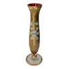 Foto de um(a) Antigo Vaso Solifleur Solitário Em Murano Veneziano Vermelho, da categoria de Vasos. ~ Venetian Glass ~Antigo solifleur artístico em cristal veneziano cor vermelho rubi, peça toda trabalhada à mão, decoração... Vendido no marketplace Trésors.