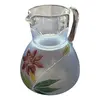 Foto de um(a) Antiga Linda Jarra Decorativa Vidro Veneziano Art Nouveau, da categoria de Jarros. Antiga e fina jarra em vidro artístico veneziano, belíssima decoração floral típica do Art Nouveau ricamente pintada à mão.... Vendido no marketplace Trésors.