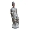 Foto de um(a) Antiga Escultura Chinesa Divindade Oriental Blanc De Chine, da categoria de Escultura. ~ Blanc de Chine ~Antigo bloco escultórico oriental em porcelana chinesa, representando divindade feminina e criança. Peça... Vendido no marketplace Trésors.
