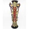 Foto de um(a) Antigo Grande Vaso Ânfora Majólica Francesa Sarreguemines, da categoria de Vasos. Sarreguemines. Antigo e grande vaso/ânfora em majolica francesa, feita à mão, com decoração floral em alto relevo, belíssima... Vendido no marketplace Trésors.