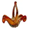 Foto de um(a) Antiga Cesta Decorativa Vaso Em Murano Italiano Art Deco, da categoria de Cestos e Caixas. ~ Italy Glass ~Antiga cesta decorativa em Murano artístico. Peça feita à mão. Lindíssimas cores. Combina com tudo. Medidas... Vendido no marketplace Trésors.