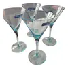 Foto de um(a) Antigo Conjunto Quatro Taças Martini Cristal Villeroy Boch, da categoria de Taças. Belíssimo conjunto com quatro grandes taças para Martini em cristal alemão, da Cristallerie Villeroy & Boch. Modelo Acqua... Vendido no marketplace Trésors.