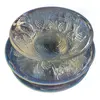 Foto de um(a) Antigo Raro Bowl Decorativo Jobling Glass Vidro Opalescente, da categoria de Travessas e tigelas. ~ Jobling Glass ~Antigo e importante bowl decorativo em vidro artístico opalescente com decoração floral em relevo. Da... Vendido no marketplace Trésors.