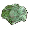 Foto de um(a) Antigo Centro De Mesa Opalina Verde Prata Dama Nua Art Deco, da categoria de Centro de mesa. Antigo e grande centro de mesa em opalina francesa na cor verde, belíssima decoração artística em prata com flores ao redor... Vendido no marketplace Trésors.