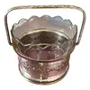 Foto de um(a) Antiga Cestinha Art Deco Em Prata Wmf E Cristal Lapidado, da categoria de Cestos e Caixas. Antiga e preciosa cestinha decorativa em metal espessurado a prata e cristal lapidado. Peça em seu estado original, do... Vendido no marketplace Trésors.