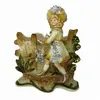 Foto de um(a) Antigo Bibelô Floreira Escultura Decorativa Biscuit Francês, da categoria de Escultura. Antiga floreira decorativa com figura de menina, peça artística toda feita e pintada à mão em biscuit francês. Início do... Vendido no marketplace Trésors.