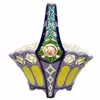 Foto de um(a) Antiga Cesta Art Nouveau Faiança Majolica Tcheca Eichwald, da categoria de Cestos e Caixas. Eichwald, importante manufatura fundada em 1871. Antiga e rara cesta em majolica/faiança tcheca, linda coloração e decoração... Vendido no marketplace Trésors.